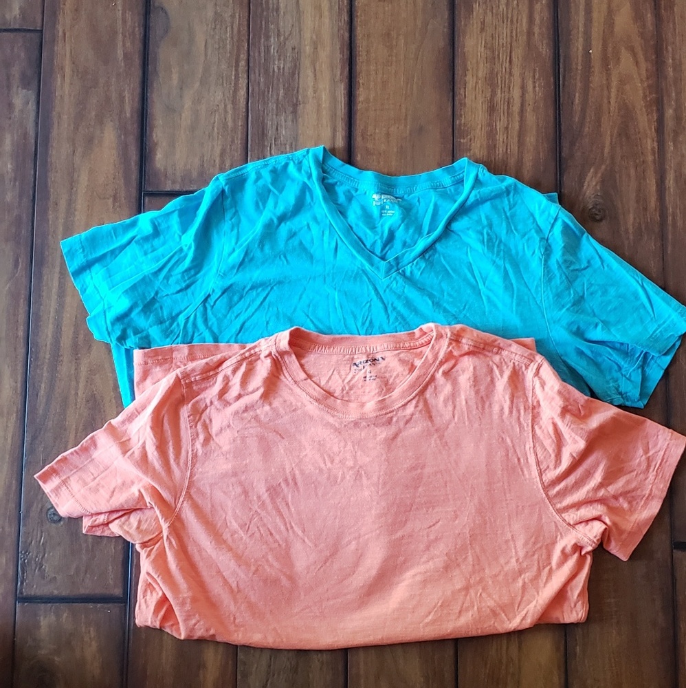 Lot of 2 short sleeve shirts